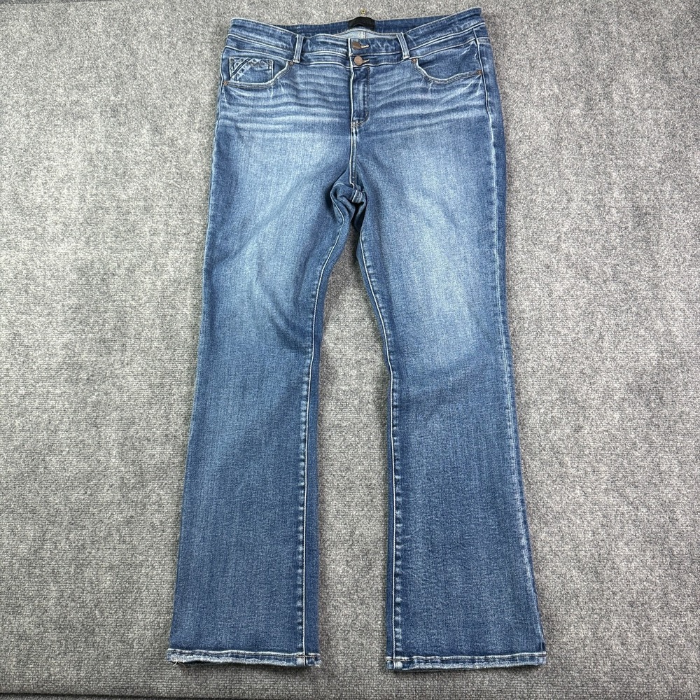 Buckle Black Womens Tailored Bootcut Jeans 36x34 Fit 75 BBW1561L Stretch Whisker
